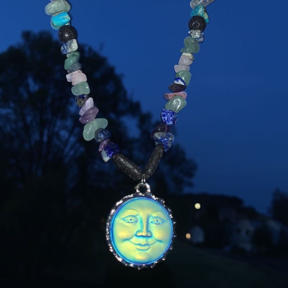 MOON Crystal Necklace (SOLD)